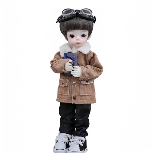 AMITD Bjd Dolls Male 1/6 Bjd Doll SD Doll Resin Handmade Makeup Collectable Action Figure The Best Gift Set (B) von AMITD