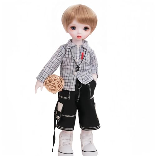 AMITD Bjd Dolls Male 1/6 Bjd Doll SD Doll Resin Handmade Makeup Collectable Action Figure The Best Gift Set (D) von AMITD