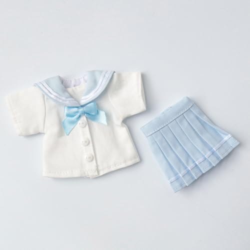 AMITD Blyth Clothes Navy Uniform Shirt Pleated Skirt for Licca Azones Ob22 OB24 OB27 Ker BJD Doll Clothes Accessories (Blue) von AMITD