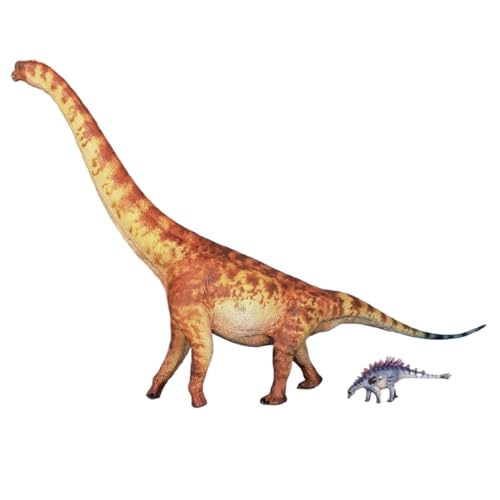 AMITD Brachiosaurus Prehistoric Animal Dinosaur Model with Huayang Dragon Doll (Color C) von AMITD