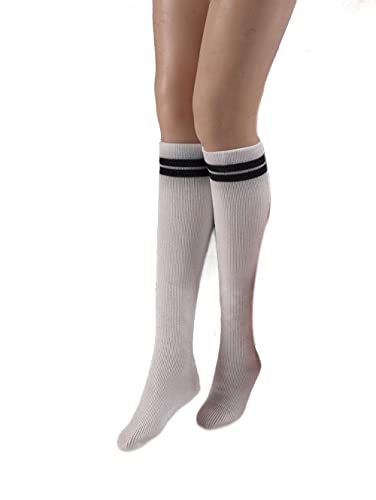 AMITD CCTOYS CC003A 1/6 Scale Clothing Accessories Women's Short Stockings for 12 Inch Female Soldier Figure (Striped Black, Short Stockings) von AMITD