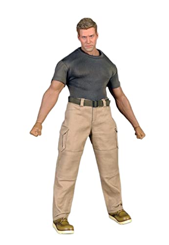 AMITD CCTOYS CC021A 1/6 Sclae Accessories Clothes Slim Short Sleeve T-Shirt for 12 Inch Male Collectible Strong Body Action Figure (Army Green) von AMITD
