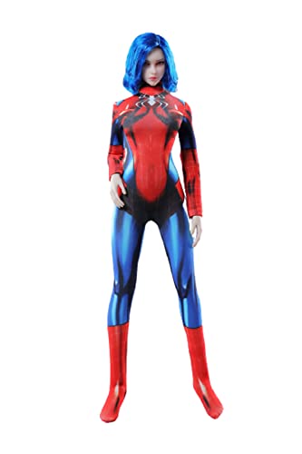 AMITD Fire Girl Toys FG082 1/6 Accessories Clothes Spider Tights one-Piece Garment Elastic Bodysuit for 12 inch Female Collectible Action Figure Red von AMITD