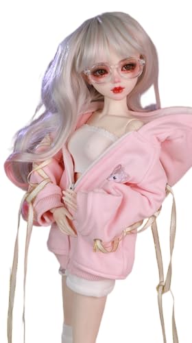 AMITD Hand-Painted BJD Doll 1/3,22.8 inches(56cm) Tall,Fation Girl Style,Ball Jointed Doll,PVC Body with 31 Movable Joints,for Ages 14 and Older,Desk and Wall Decorations (Makeup Style A) von AMITD