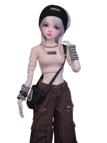 AMITD Hand-Painted BJD Doll 1/3,22.8 inches(56cm) Tall,Sporty Girl Style,Ball Jointed Doll,PVC Body with 31 Movable Joints,for Ages 14 and Older,Desk and Wall Decorations von AMITD