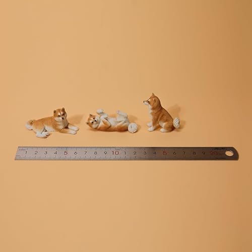AMITD JXK 3 Pack Mini Shiba Inu Dog Figurine for Dashboard Decor Miniature Dog Cake Topper Gifts for Women Mom Birthday AMITD JXK 3 Pack Mini Shiba Inu Dog Figurine for Dashboard Decor Miniature Dog Cake Topper Gifts for Women Mom Birthday von AMITD