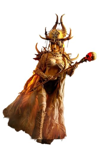 AMITD POPTOYS WH001 1/6 Scale Witch Huntress Bloody Shaman Afar 12 Inch Collectible Action Figure (White Shaman) von AMITD