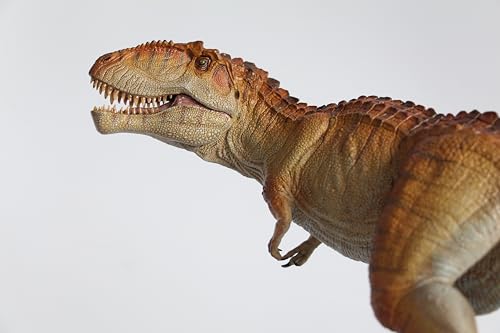 AMITD Studio 1:35 Scale Giganotosaurus carolinii Behemoth Figure Cretaceous Allosauroidea Dinosaur Realistic PVC Model Collection Gift for Adult (Tiger Stripe) von AMITD