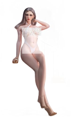 AMITD TBLeague PLLB2023-S52 1/6 Scale Super Flexible Female Seamless Body Pale Skin 12 inch Collectible Doll Woman Action Figure with Head Sculpt von AMITD