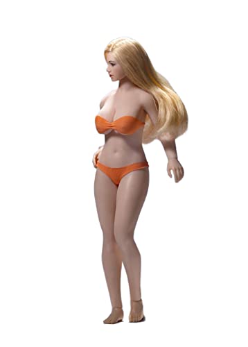 AMITD TBLeague PLMB2022-T05A 1/12 Ratio Female super Flexible Seamless doll Body 15.24 cm plump Figure (Pale, Head Sculpture) von AMITD