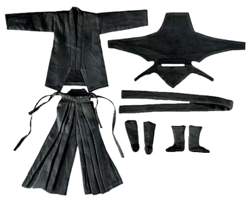 AMITD Toys DAO 1/6 Scale Women's Clothing Japanese Ninja Suit for 12 Inch Female Doll Black (TDA-04B) von AMITD