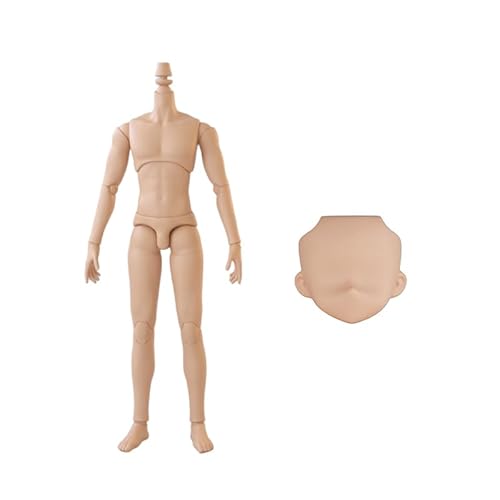 AMITD YMY23 YMY25 Male Body Doll Face for Jointed SD BJD Doll ob22,ob24 GSC Replacement Body Dolls Accessories (23 Suntan) von AMITD