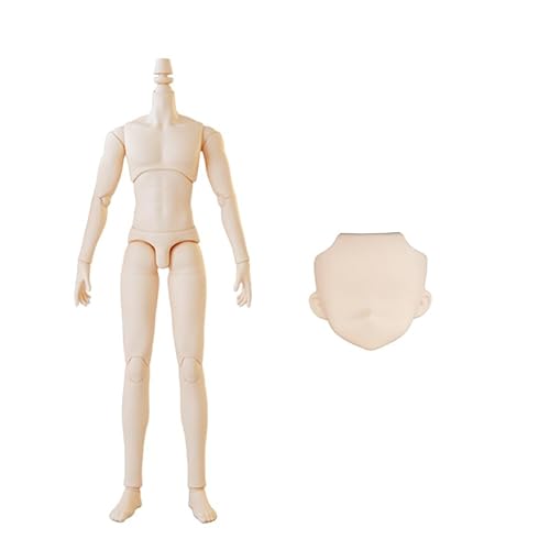 AMITD YMY23 YMY25 Male Body Doll Face for Jointed SD BJD Doll ob22,ob24 GSC Replacement Body Dolls Accessories (25 White) von AMITD