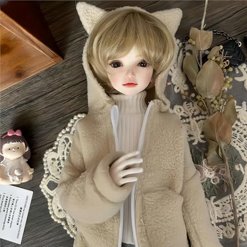 AMITD bjd Doll Clothes,Ball Jointed Doll Clothes Accessories,Handcrafted for 1/4 1/6 bjd Doll (Light Yellow, 1/6) von AMITD