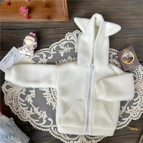 AMITD bjd Doll Clothes,Ball Jointed Doll Clothes Accessories,Handcrafted for 1/4 1/6 bjd Doll (White, 1/4) von AMITD