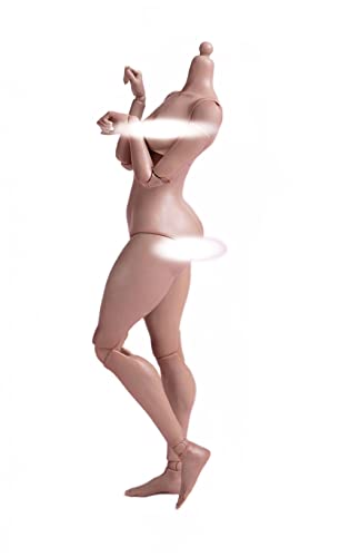 AMITD worldbox AT202 1/6 Scale Female Seamless Body 12 Inch Collectible Doll Fat Leg Version (Suntan Skin) von AMITD