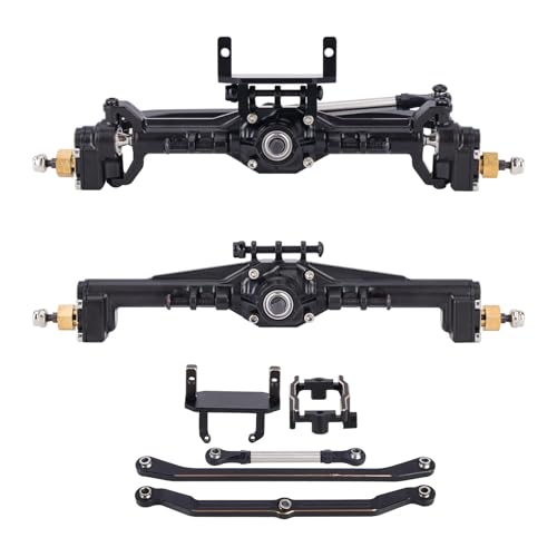 AMK + 10 mm breite TRX4M-Portalachsen aus Messing, ausgestattet mit 2 verschiedenen Servo-Halterungen für 1/18 RC Crawler Car TRX4M Achsen-Upgrade-Teile AMK + 10 mm breite TRX4M-Portalachsen aus Messing, ausgestattet mit 2 verschiedenen Servo-Halterungen für 1/18 RC Crawler Car TRX4M Achsen-Upgrade-Teile von AMK
