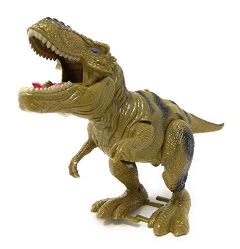 AMLI Dinosaurier elektrisch T-Rex Dino - Beweglich mit Ton, Sound und Geräuschen. Dunkelgrün Kinder Spielzeug. Laufender Tyrannosaurus Rex läuft, exkl. Batterien AMLI Dinosaurier elektrisch T-Rex Dino - Beweglich mit Ton, Sound und Geräuschen. Dunkelgrün Kinder Spielzeug. Laufender Tyrannosaurus Rex läuft, exkl. Batterien von AMLI