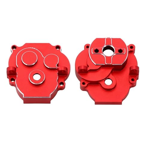 AMLIK RC-Car-Zubehör Kompatibel Mit TRX4M Für 1/18 RC Crawler CNC-Aluminium-Getriebegehäuse Mit Lager-Upgrade (4M-51) (Color : Red) von AMLIK