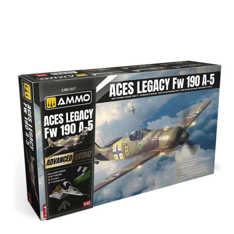 Aces Legacy Focke Wulf 190 A-5 Advance Edition von AMMO by MIG Jimenez
