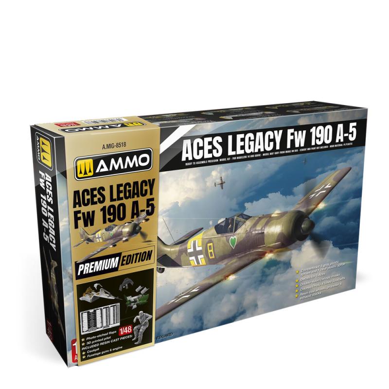 Aces Legacy Focke Wulf 190 A-5 Premium Edition von AMMO by MIG Jimenez