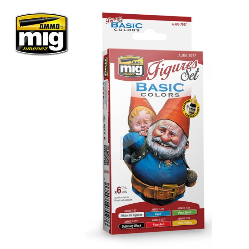 Basic Colors Figures Set von AMMO by MIG Jimenez