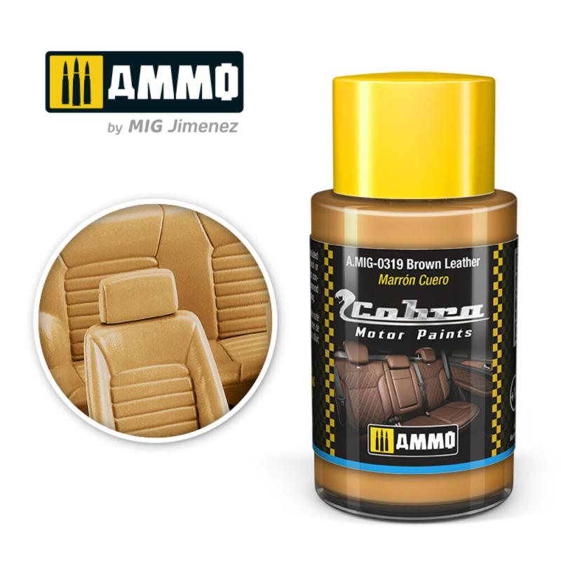 COBRA MOTOR Brown Leather von AMMO by MIG Jimenez