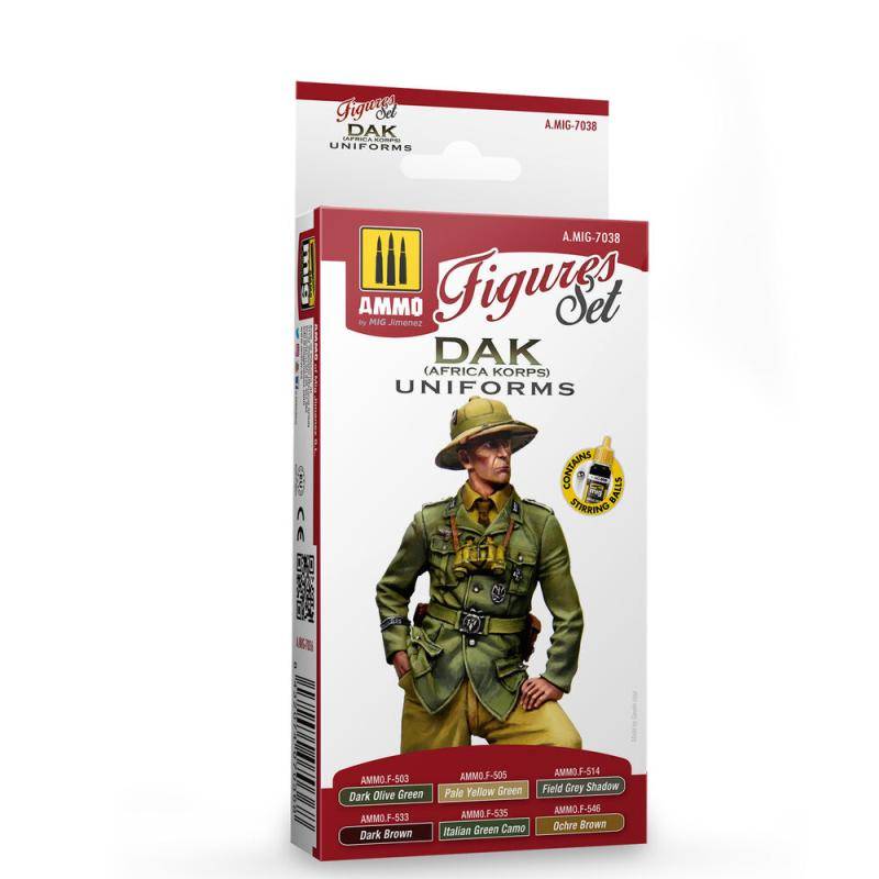 DAK Uniforms (Africa Korps) Figures Set von AMMO by MIG Jimenez