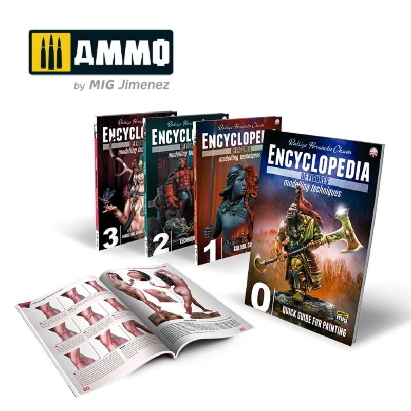 ENCYCLOPEDIA OF FIGURES MODELLING TECHNIQUES - Complete (English) von AMMO by MIG Jimenez