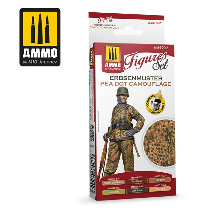 Erbsenmuster Pea Dot Camouflage Figures Set Erbsenmuster Pea Dot Camouflage Figures Set von AMMO by MIG Jimenez