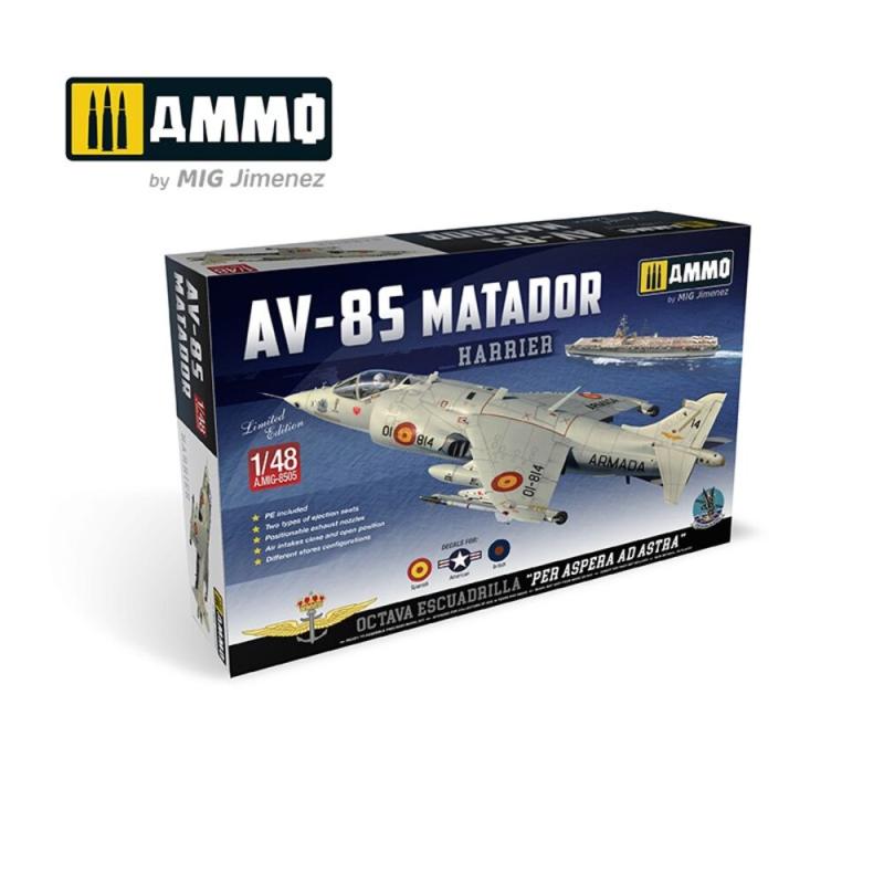 Harrier AV-8S Matador - Spanish, American, British versions Harrier AV-8S Matador - Spanish, American, British versions von AMMO by MIG Jimenez