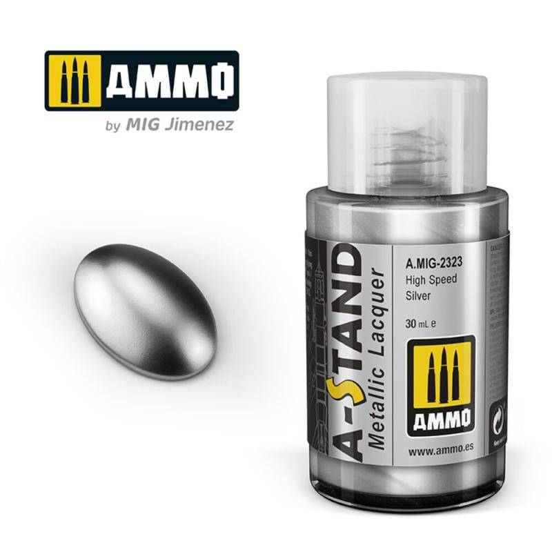 High Speed Silver - A-Stand von AMMO by MIG Jimenez