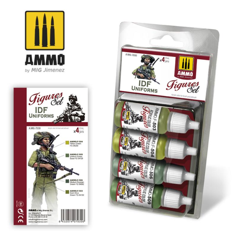 IDF Uniforms Figures Set von AMMO by MIG Jimenez
