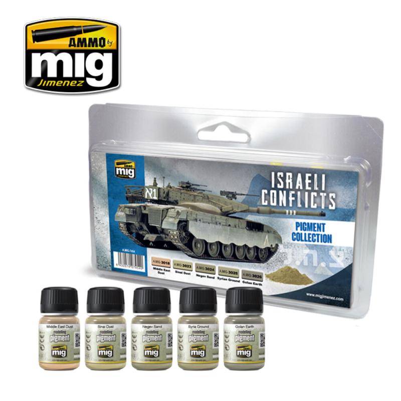 Israeli Conflicts Pigment Collection von AMMO by MIG Jimenez