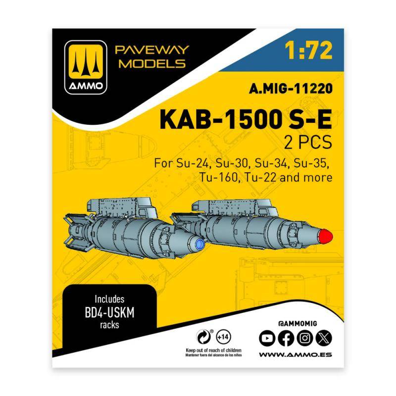 KAB-1500 S-E (2 pcs) von AMMO by MIG Jimenez