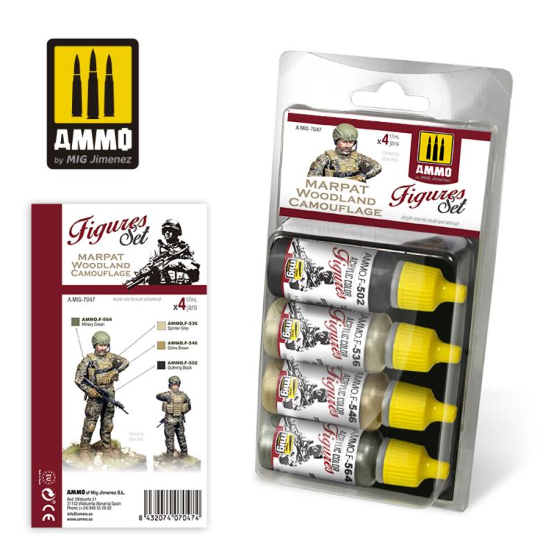 Marpat Woodland Camouflage Figures Set Marpat Woodland Camouflage Figures Set von AMMO by MIG Jimenez