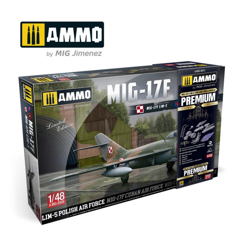 MiG-17F/LIM-5, Poland-Cuba-Angola Premium Edition MiG-17F/LIM-5, Poland-Cuba-Angola Premium Edition von AMMO by MIG Jimenez