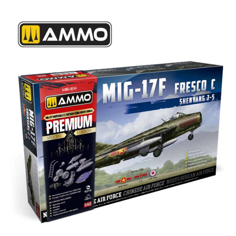 MiG-17F Shenyang J-5, Vietnam-China-North Korea - Premium Edition MiG-17F Shenyang J-5, Vietnam-China-North Korea - Premium Edition von AMMO by MIG Jimenez