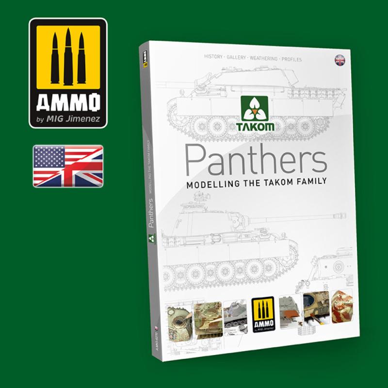 Panthers - Modeling the TAKOM Family (English) von AMMO by MIG Jimenez