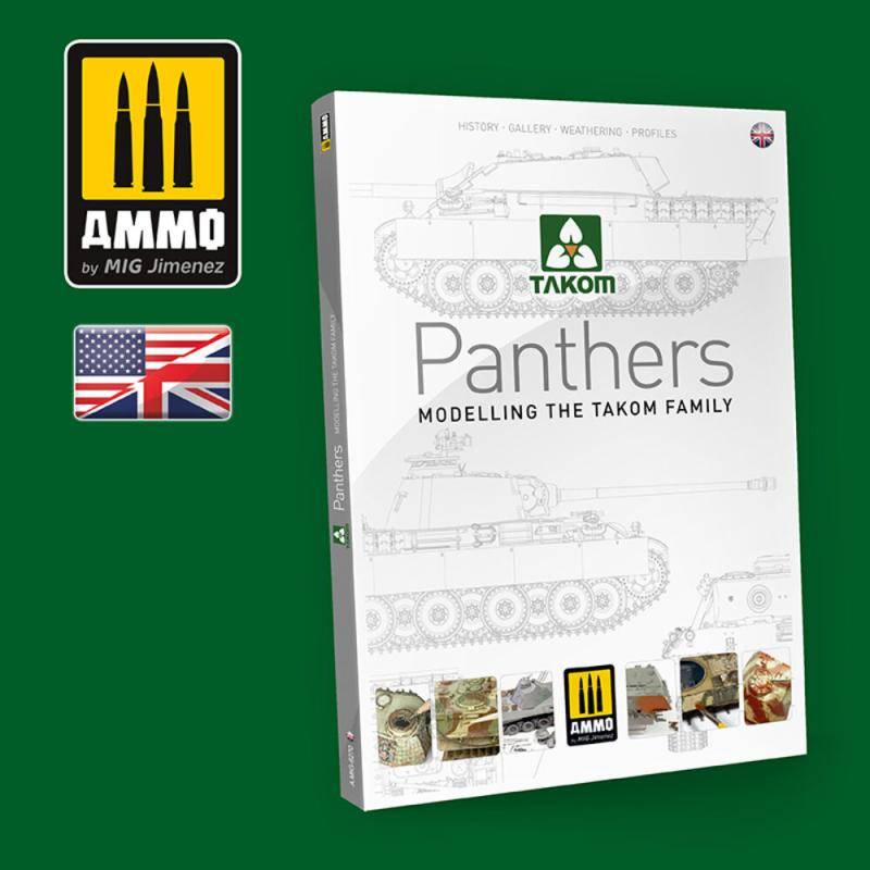 Panthers - Modeling the TAKOM Family (English) von AMMO by MIG Jimenez