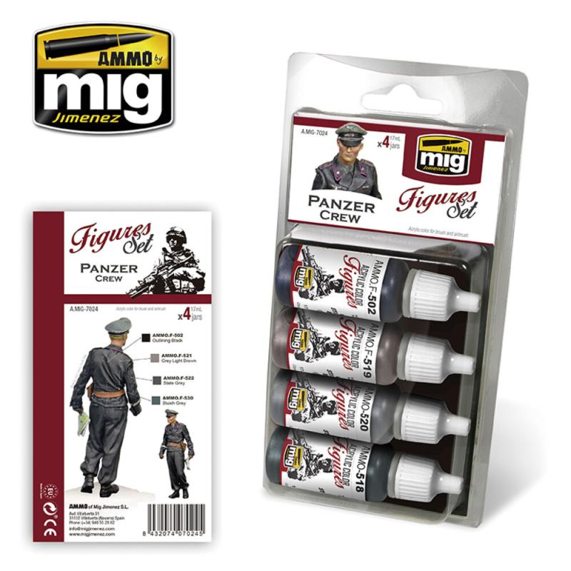 Panzer Crew Figures Set von AMMO by MIG Jimenez