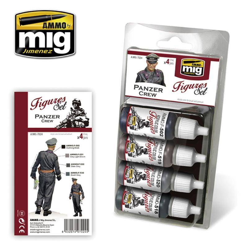 Panzer Crew Figures Set von AMMO by MIG Jimenez