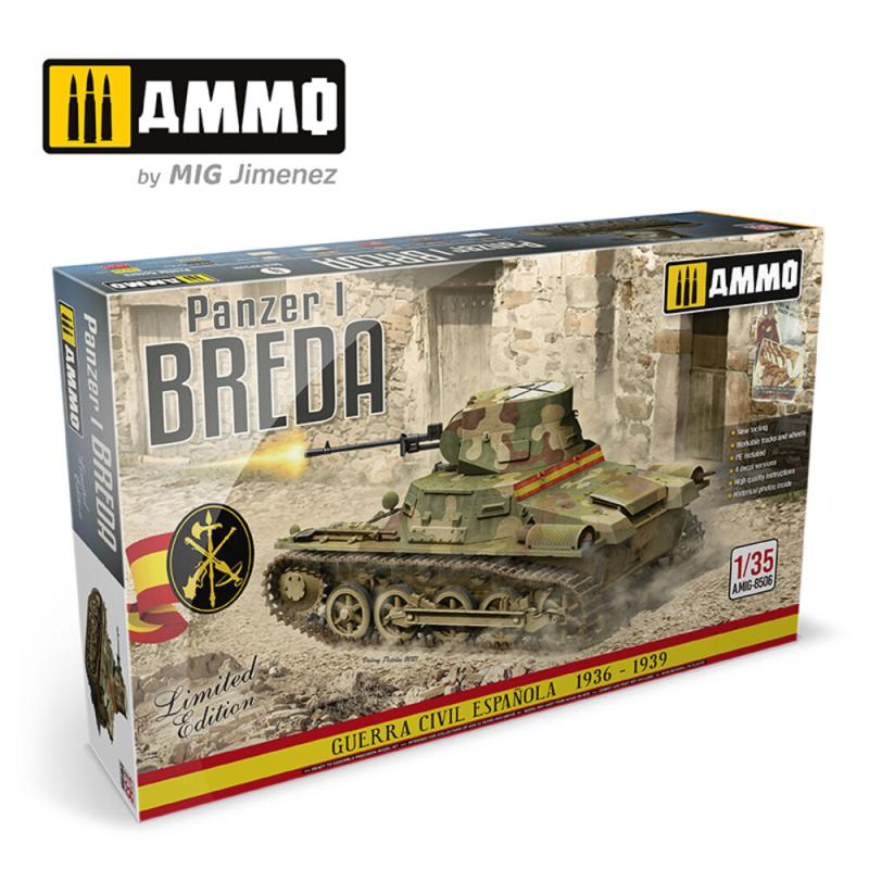 Panzer I Ausf. A Breda - Spanish Civil War Light Tank Destroyer Panzer I Ausf. A Breda - Spanish Civil War Light Tank Destroyer von AMMO by MIG Jimenez