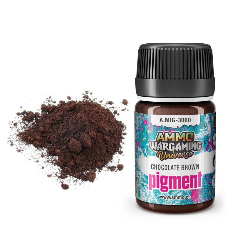 Pigment Chocolate Brown von AMMO by MIG Jimenez
