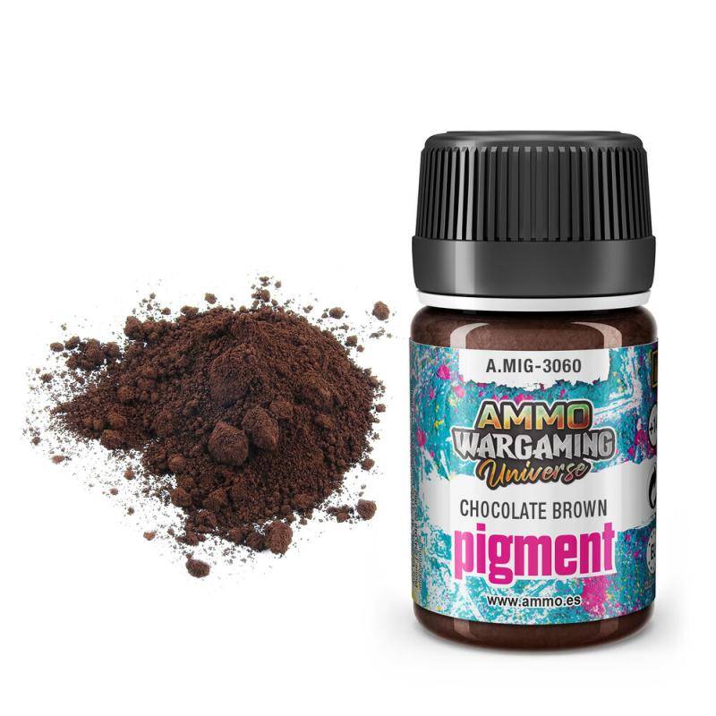 Pigment Chocolate Brown von AMMO by MIG Jimenez