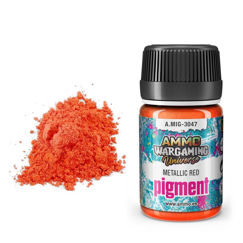 Pigment Metallic Red von AMMO by MIG Jimenez