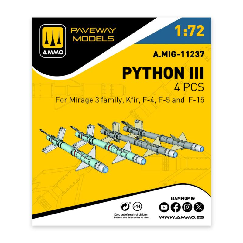 Python III (4 pcs) von AMMO by MIG Jimenez