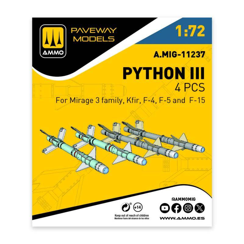 Python III (4 pcs) von AMMO by MIG Jimenez