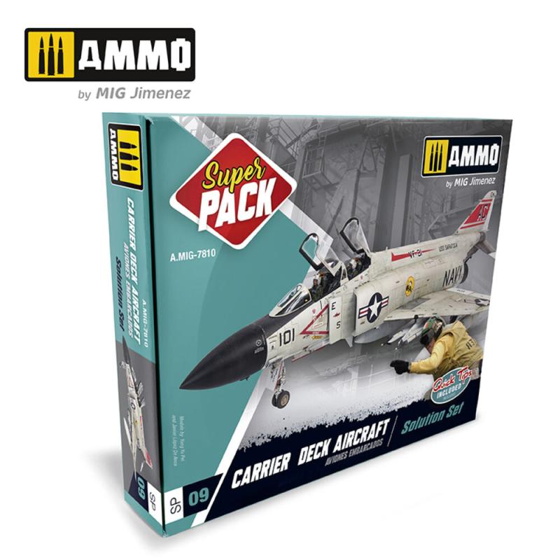 SUPER PACK Carrier Deck Aircraft Solution Set SUPER PACK Carrier Deck Aircraft Solution Set von AMMO by MIG Jimenez