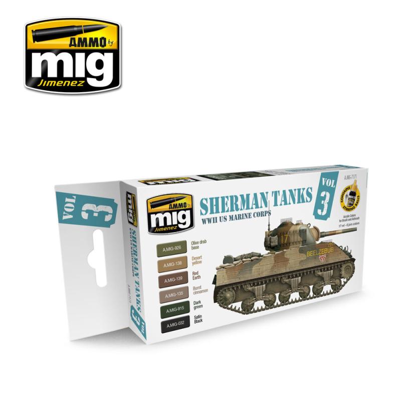 Sherman Tanks Vol. 3 (WWII US Marine Corps) von AMMO by MIG Jimenez
